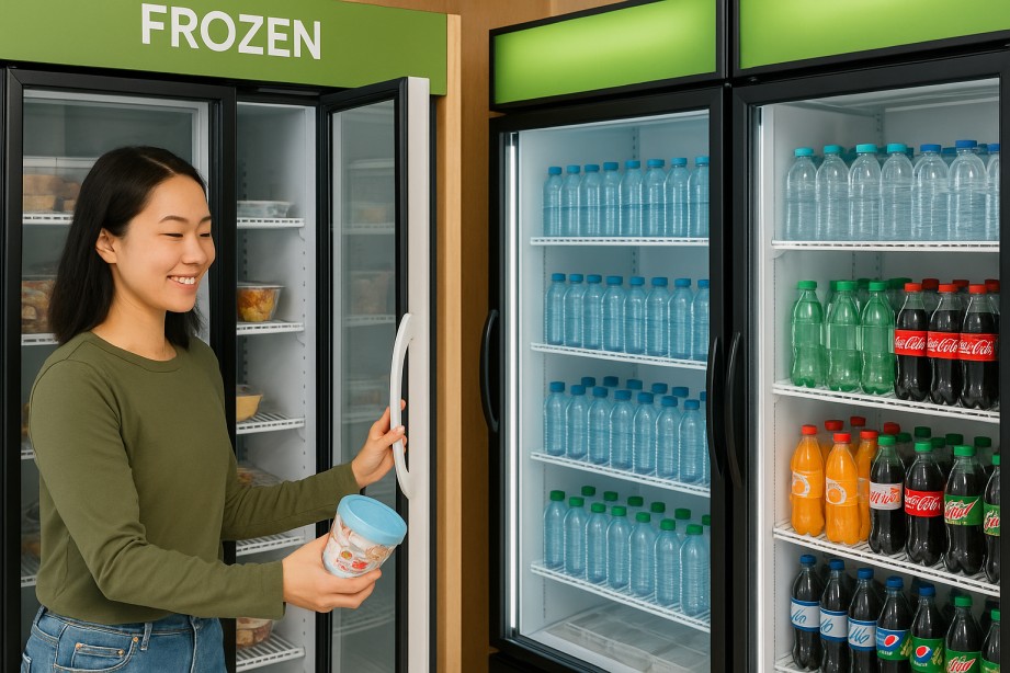 Coolers and freezers